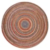 Rhody Rug Bouquet Tawny Port 7 ft. x 9 ft. Oval Indoor/Outdoor Braided Area  Rug BQ75R084X108 - The Home Depot