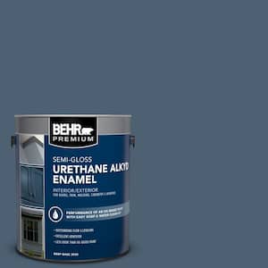 1 gal. #PPU14-19 English Channel Urethane Alkyd Semi-Gloss Enamel Interior/Exterior Paint