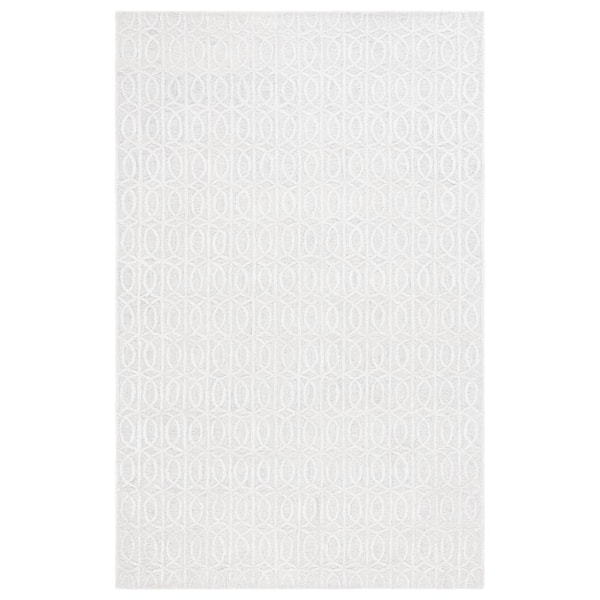 SAFAVIEH Ebony Beige/Ivory 4 ft. x 6 ft. Modern Area Rug