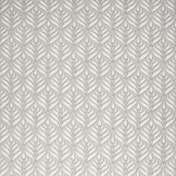 Gray 7 ft. x 10 ft. Woven Polypropylene Rectangle Indoor/Outdoor Area Rug