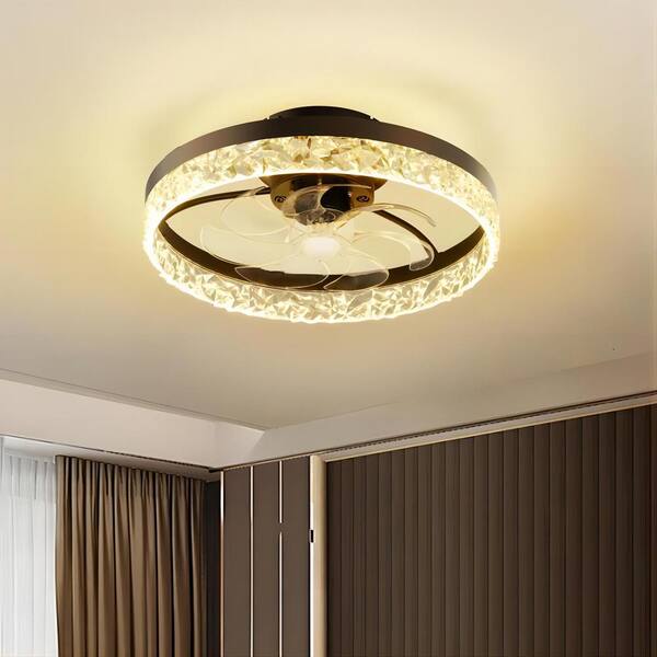 Tozing 19.6 In. Dimmable Led Smart Modern Indoor Bronze Low Profile 