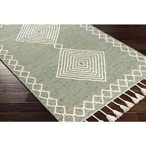 Norwood Green Global 5 ft. x 8 ft. Indoor Area Rug