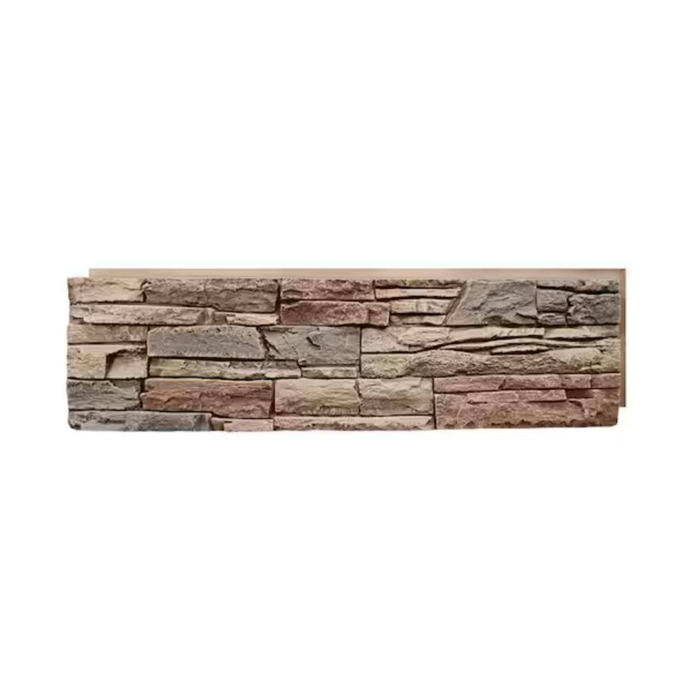 47 x 12 in. Stacked Stone Brown Faux Stone Siding Panel(Box of 6) price history on PriceWatchPro
