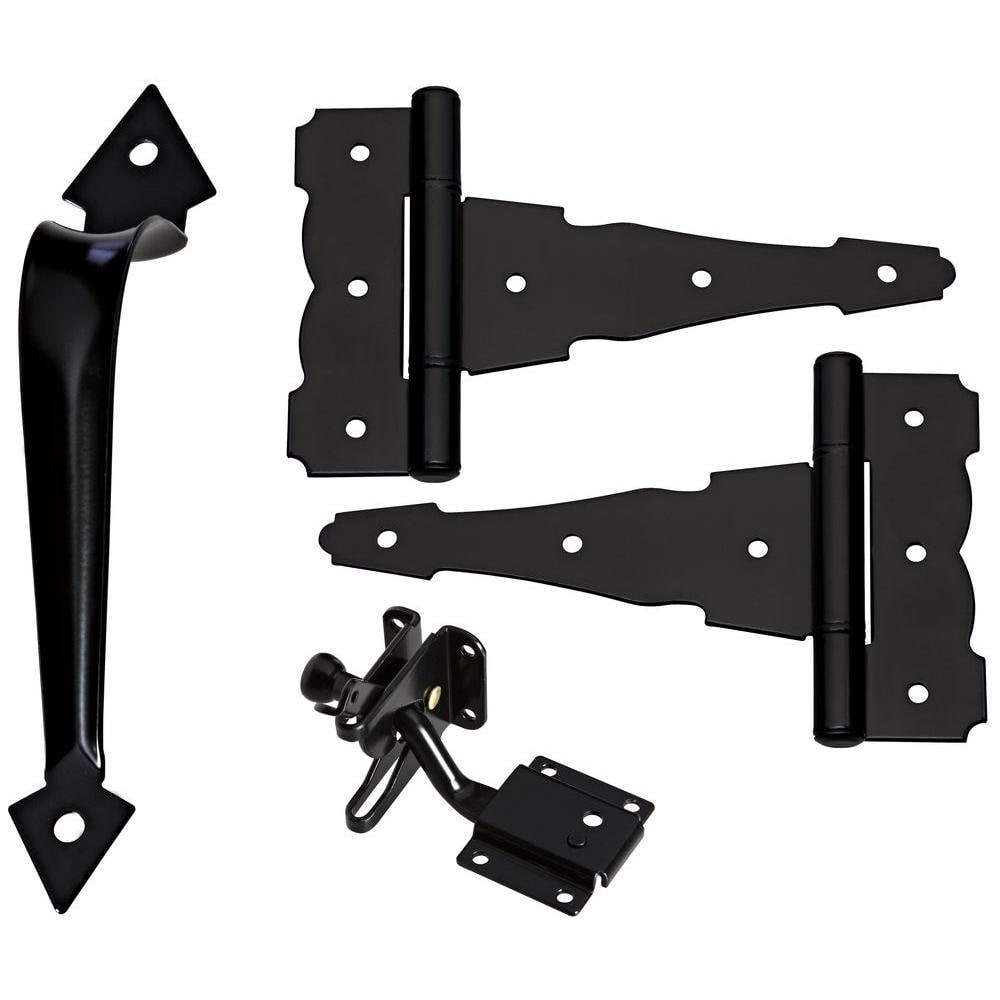 National Hardware Decorative Gate Kit in Black DPV878 DECO GATE KIT 2 H ...