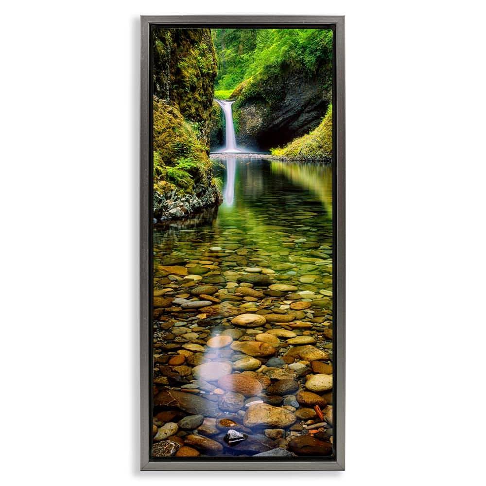 瀑布圖 Stupell Industries Clear Stream Waterfall Photography by