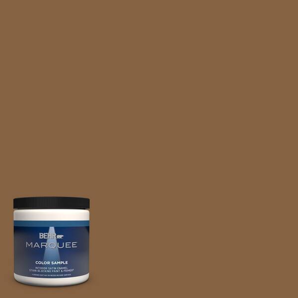 BEHR MARQUEE 8 oz. MQ210 Burnt Caramel OneCoat Hide BEHR MARQUEE 8 oz. MQ210 Burnt Caramel OneCoat Hide