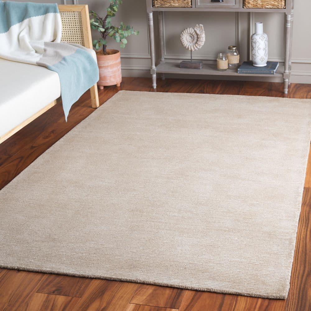 Ebony 5 X 8 Beige/Ivory Solid Color Area Rug price history on PriceWatchPro