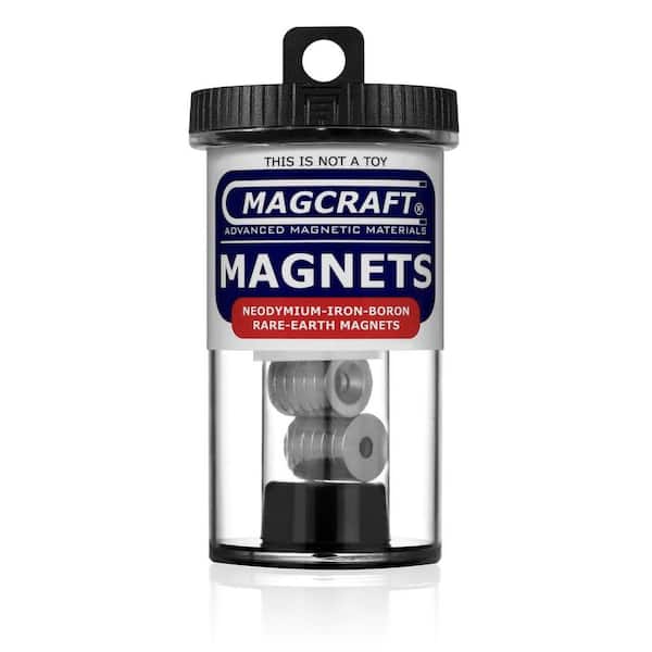 10  Neodymium Magnets 1/2 x 1/8 x 1/8 inch  Ring N48 