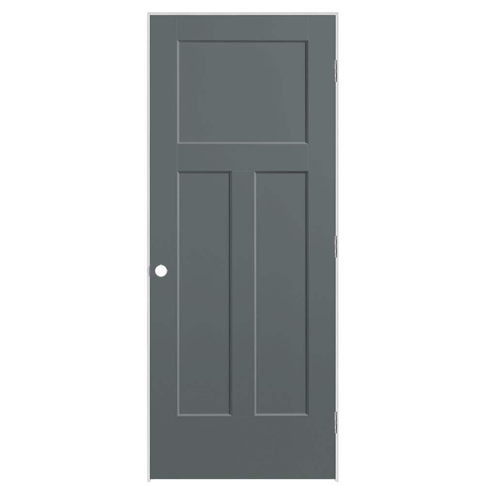 32 in. x 80 in. 3-Panel Winslow Left-Hand Hollow Core Cordite Molded Composite Single Prehung Interior Door price history on PriceWatchPro