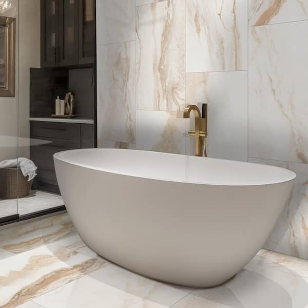 MSI Gallaxy Almond 24 in. x 48 in. Polished Porcelain Marble