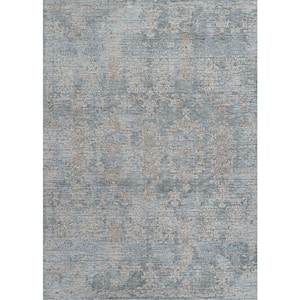 Couture Renaissance Pewter-Mode Beige 8 ft. x 11 ft. Area Rug