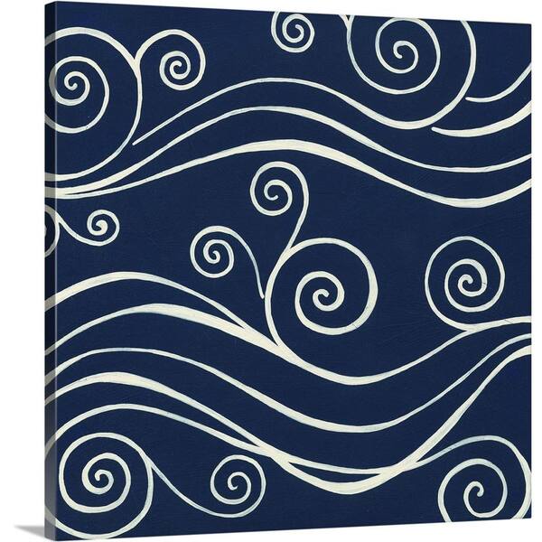 GreatBigCanvas "Ocean Motifs II" by June Vess Canvas Wall Art