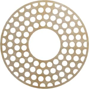 0.25 in. x 34 in. x 34 Wood Medallion Moulding