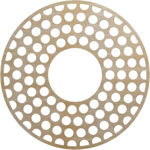 0.375 in. x 34 in. x 34 Wood Medallion Moulding