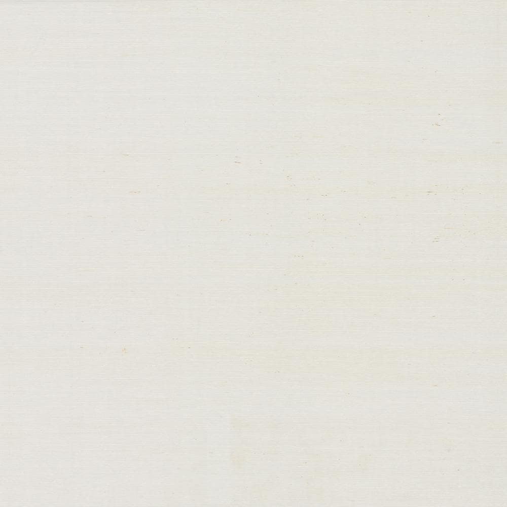 White Self-Adhesive Grasscloth Peel and Stick Wallpaper