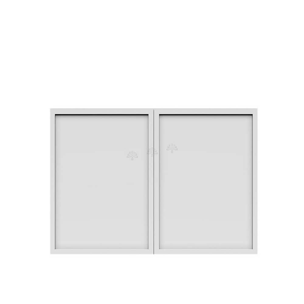 Slim Shaker Assembled 33 in. W x 24 in. H x 12 in. D Wall Bridge Kitchen Cabinet in White price history on PriceWatchPro