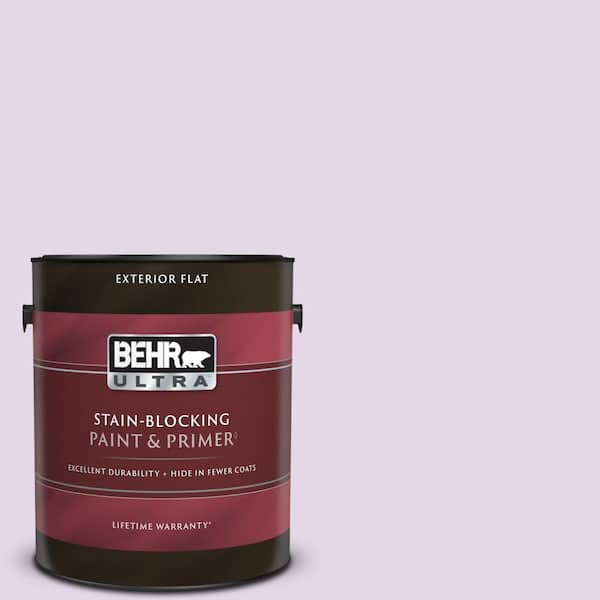 BEHR ULTRA 1 gal. #660A-2 Chateau Rose Flat Exterior Paint & Primer