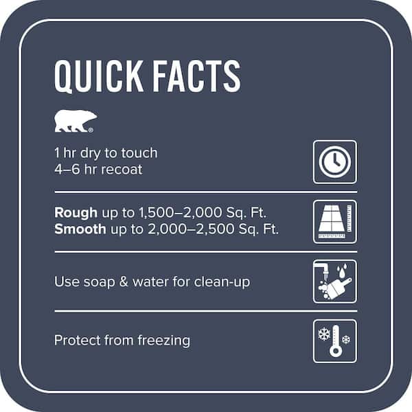 BEHR PREMIUM - 5 gal. #S530-7 Dark Navy Self-Priming 1-Part Epoxy Satin Interior/Exterior Concrete and Garage Floor Paint