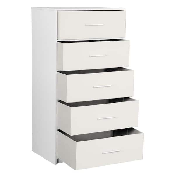 short wide white dresser Amazon.com: Gizoon 8 Drawer Dresser, 47" Wide White Dresser for Bedroom  with Cut-Out Handles, Modern Wooden Chest of Drawers with Anti-Tip Kit, for  Living Room, Hallway, Entryway, Home Office : Home &