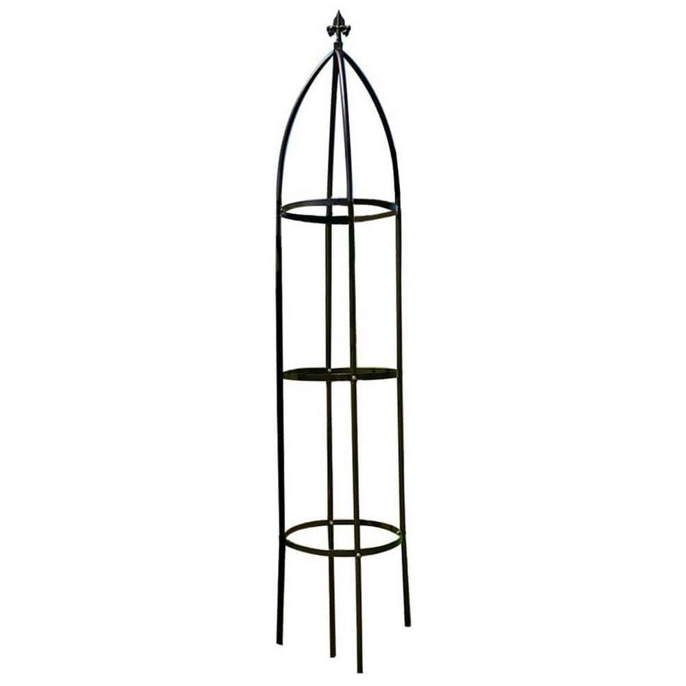 74 in. x 13.8 in. Garden Metal Arch Trellis Arches Arbor
