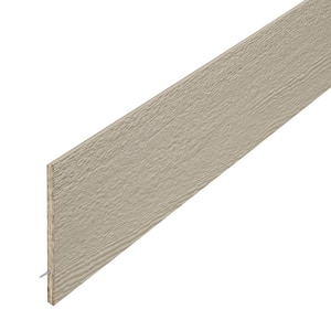 RigidStack 3/8 in. x 6 in. x 16 ft. Prefinished Woodgrain Composite Siding Board in Oyster Shell (4-Pack)