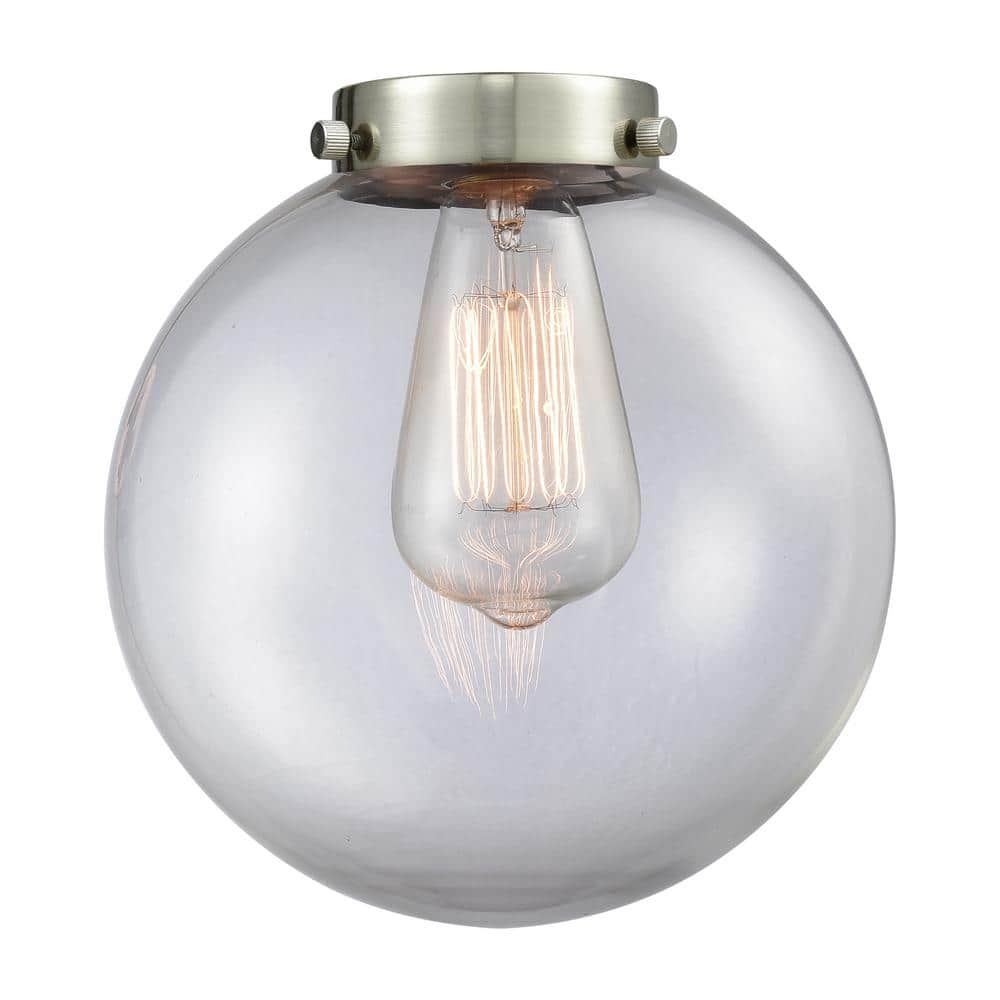 Edison Mini Globe Pendant Light in Brushed Brass with Clear Glass