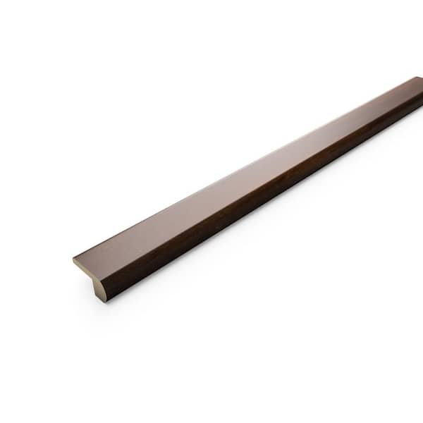 OptiWood Cognac 0.45 in. Thick x 2 in. Width x 78 in. Length Overlap Stair Nose Molding