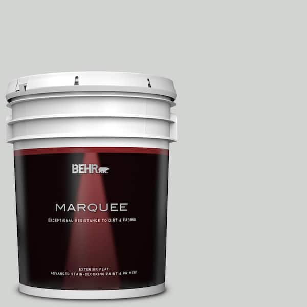 BEHR MARQUEE 5 gal. #780E-3 Sterling Flat Exterior Paint & Primer