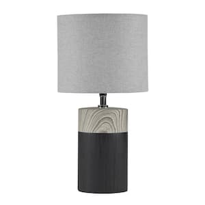 Nicolo 17.32 in. Black Table Lamp