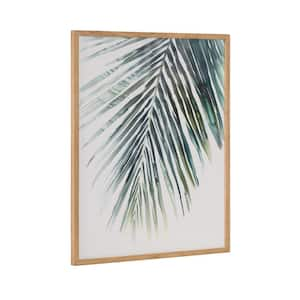 Gallery Tropical Modern Botanical Palm by the Creative Bunch Studio Natural Framed Art Print 16 in. x 20 in.