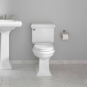 Memoirs 12 in. Rough In 2-Piece 1.28 GPF Single Flush Elongated Toilet in White Seat Included