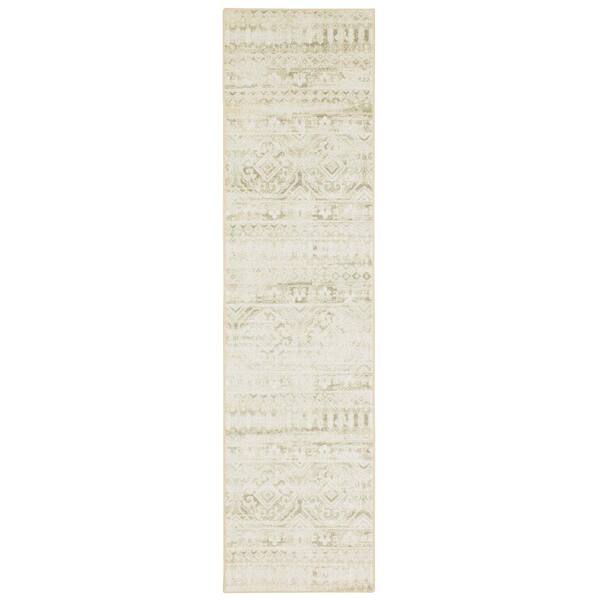 Mohawk Home Layland Beige 2 ft. 6 in. x 6 ft. Moroccan Runner Rug