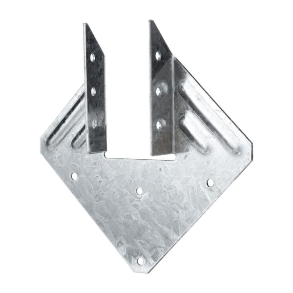 NVNOO 8 in. x 5 in. x 7/8 in. Heavy Duty 18 Gauge Grapevine Jointer Truss Rafter Brackets for Homes and Buildings (10-Pack)