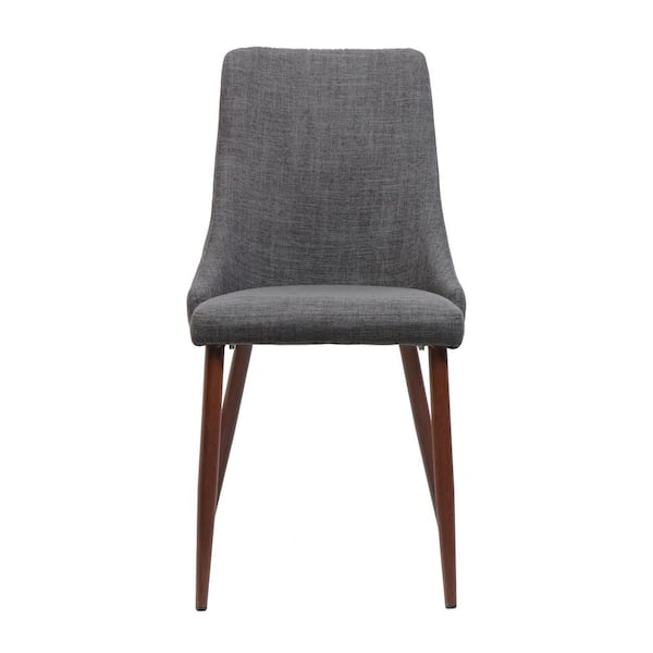 Noble House Sabina Light Grey Upholstered Dining Chairs (Set of 2)