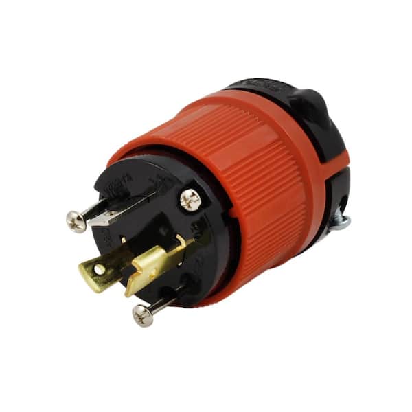 NEMA L5-20P 20 Amp 125-Volt 3-Prong Assembly Locking Male Plug