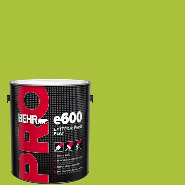 BEHR PRO 1 gal. #S-G-410 Green Crush Flat Exterior Paint
