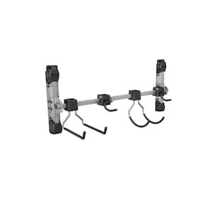 Black Shed Hook Multi Hanger Mount Storage Rack with L and S Hooks