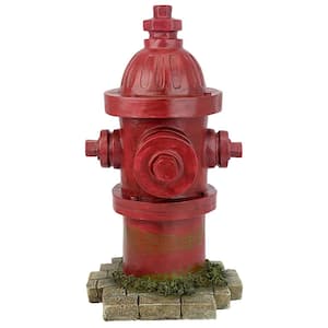 14 in. H Dog's Second Best Friend Fire Hydrant Statue