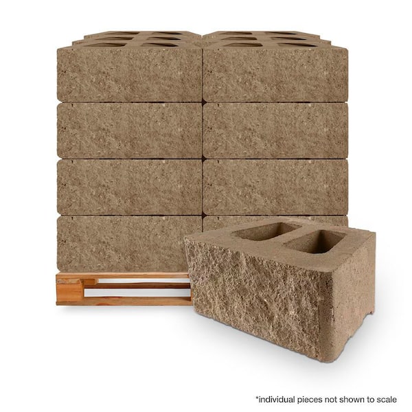 Pavestone Regal Stone Pro Rock Face 8 in. H x 12 in. L x 18 in. W