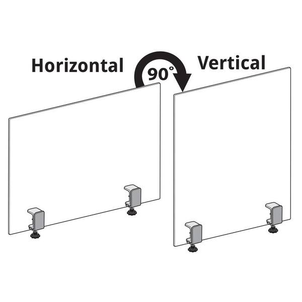 Azar Displays 30 in. x 40 in. Clear Acrylic Personal Protection
