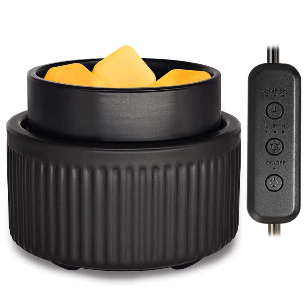 Black Timer Ceramic Electric Wax Melt Warme - Oil Diffuser WK2805 - The ...