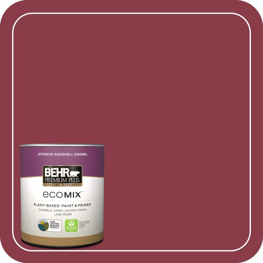 1 qt. #130D-7 Cranapple Eggshell Enamel EcoMix Plant-Based Interior Paint & Primer price history on PriceWatchPro