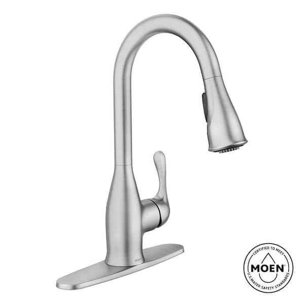 Kaden Single-Handle Pull-Down Sprayer Kitchen Faucet with Reflex and Power Clean in Spot Resist Stainless