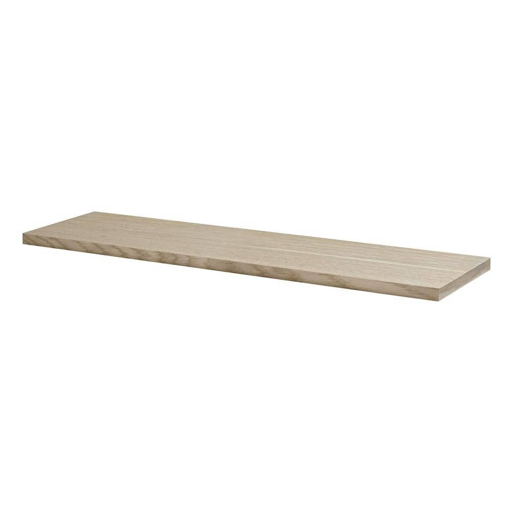 Dolle Lite Feelwood 31.5 In. X 7.9 In. X 0.75 In. Brushed Oak Mdf 