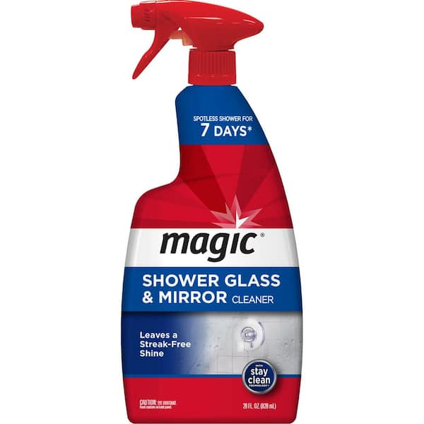 Magic 28 Oz Shower Glass Cleaner Spray, Bathtub Stain Remover Home Depot