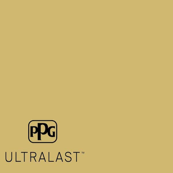 PPG UltraLast 1 gal. #PPG1108-5 Spicy Mustard Matte Interior Paint and Primer