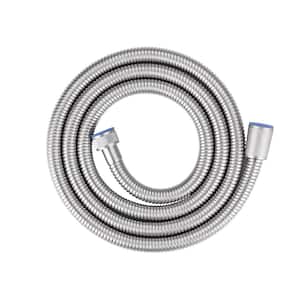 79 in. Stainless Steel Replacement Handheld Shower Hose with Explosion-Proof in Brushed Nickel