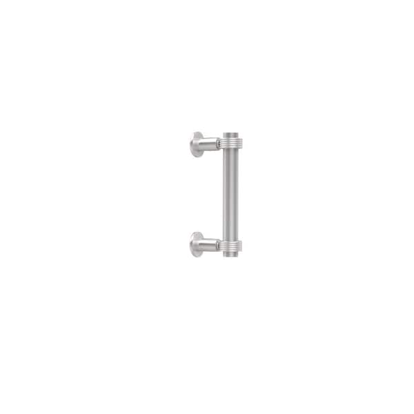 Allied Brass Contemporary 6 in. Back to Back Shower Door Pull in Satin Chrome