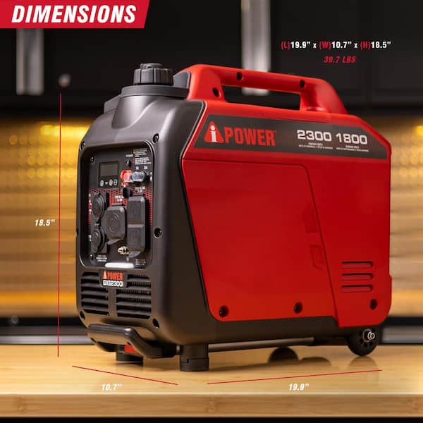 発電機・ポータブル電源 Spooky2 Portable GeneratorX Pro A-iPower 2300-Watt Recoil Start Gasoline Powered Ultra