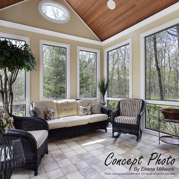 1-1/2 in. x 1-1/2 in. x 96 in. Square Moulding, PVC